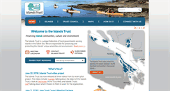 Desktop Screenshot of islandstrust.bc.ca